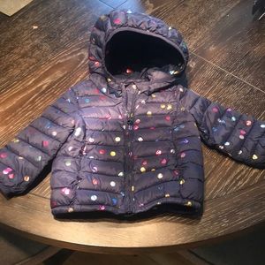 Gap 12-18 month puffer coat.